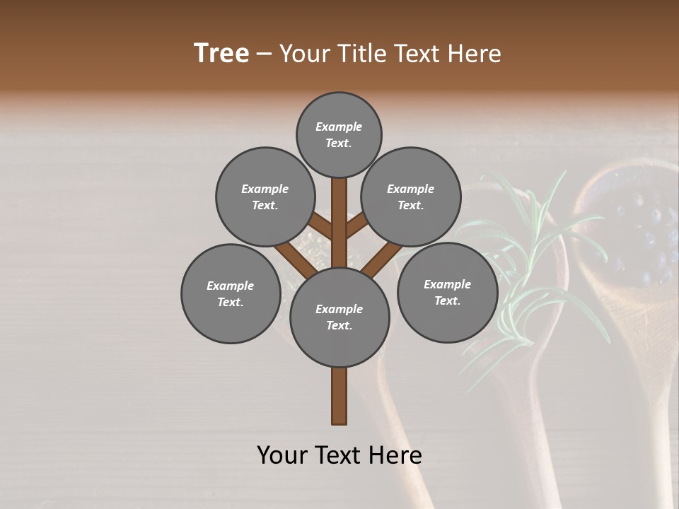 Antique Juniper Cuisine PowerPoint Template