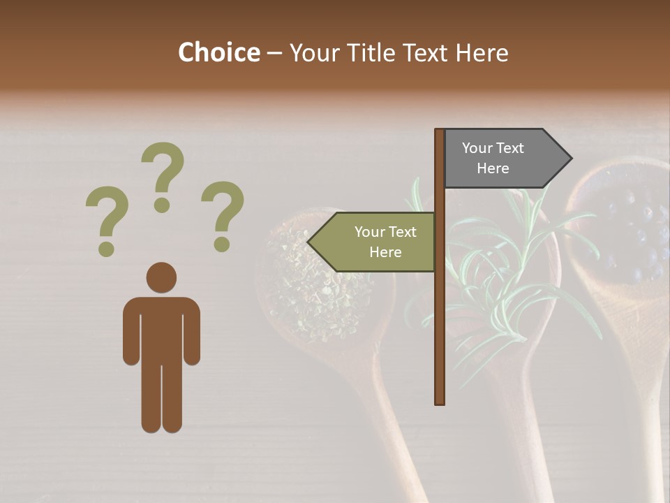 Antique Juniper Cuisine PowerPoint Template