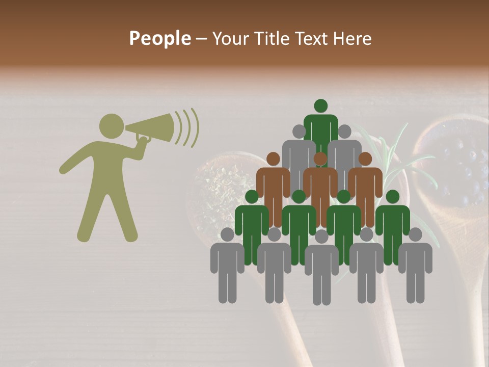 Antique Juniper Cuisine PowerPoint Template