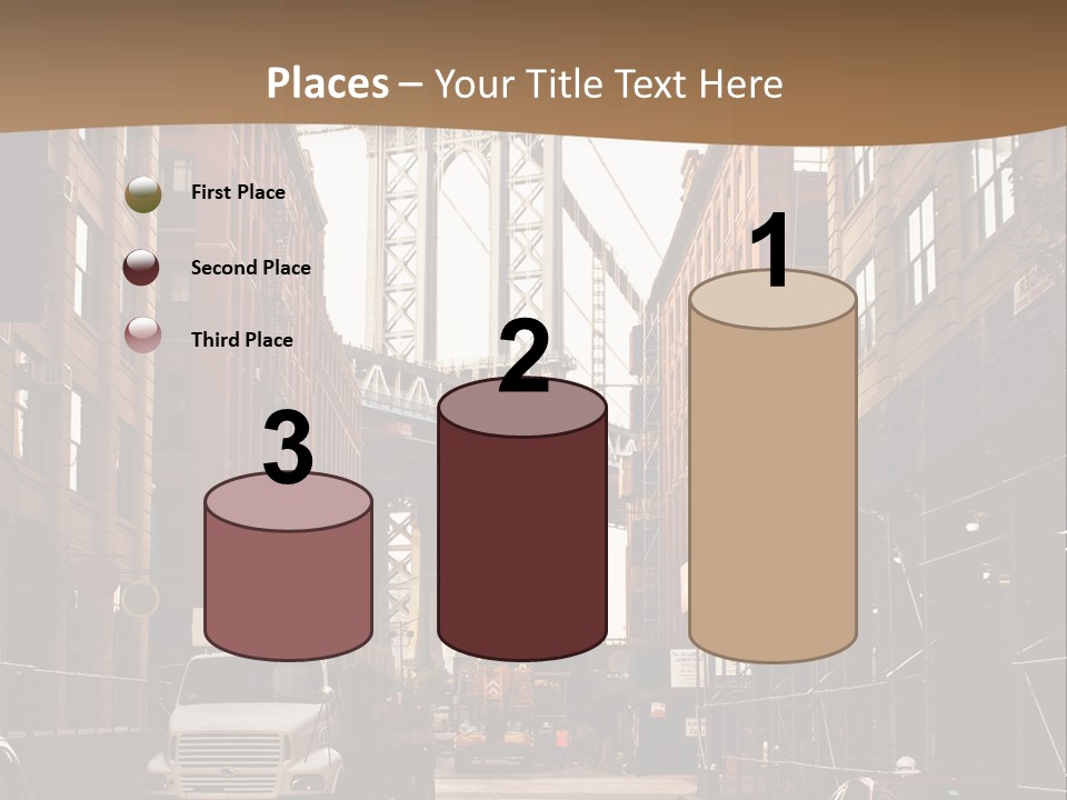 Town Place Skyline PowerPoint Template