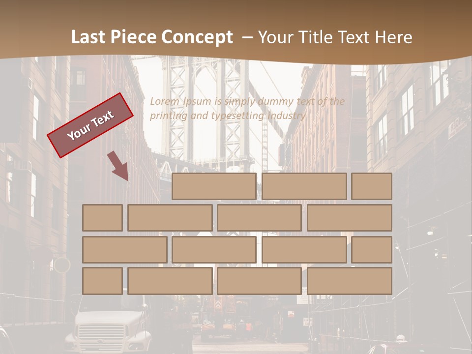 Town Place Skyline PowerPoint Template