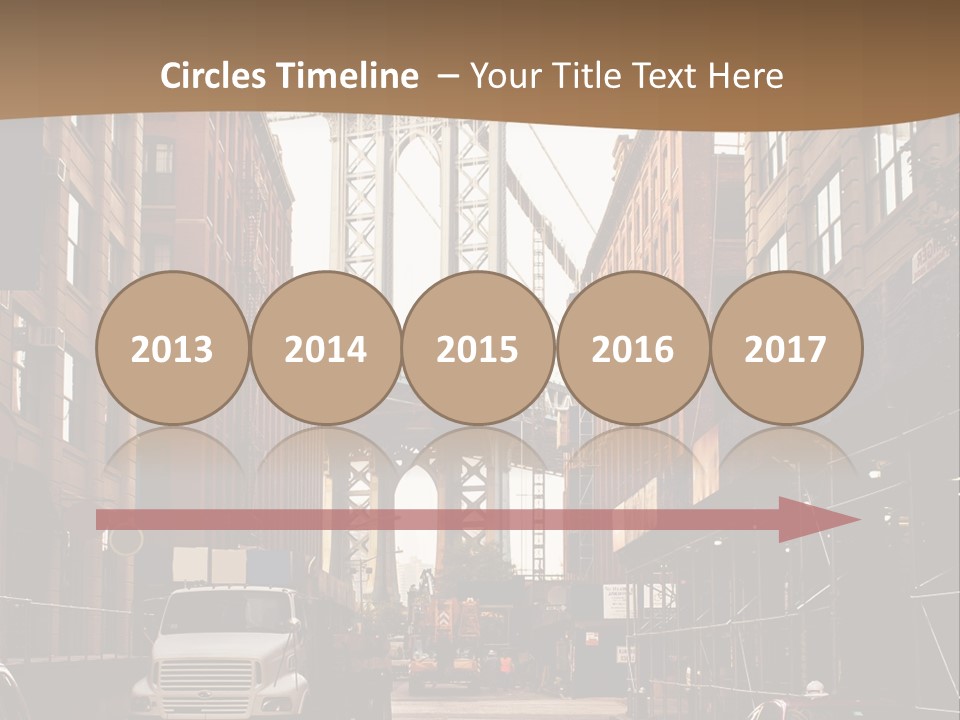 Town Place Skyline PowerPoint Template