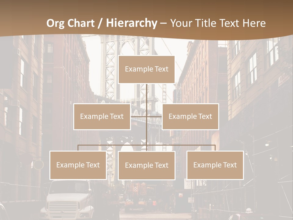 Town Place Skyline PowerPoint Template