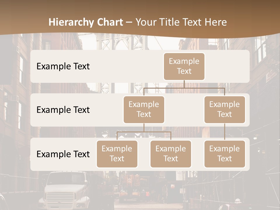 Town Place Skyline PowerPoint Template
