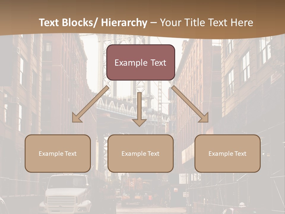 Town Place Skyline PowerPoint Template
