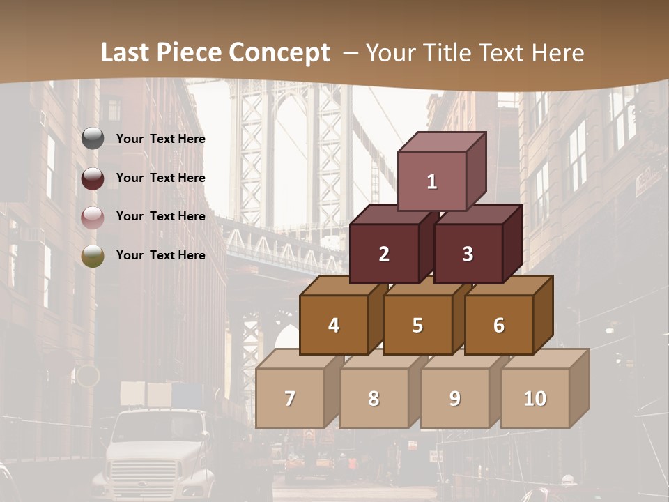 Town Place Skyline PowerPoint Template