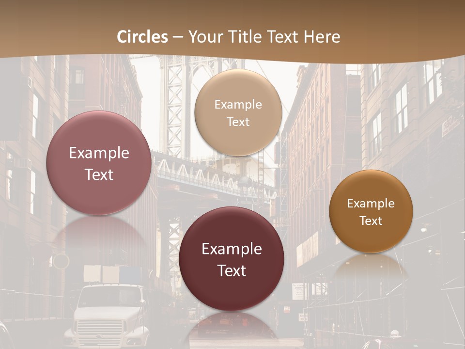 Town Place Skyline PowerPoint Template
