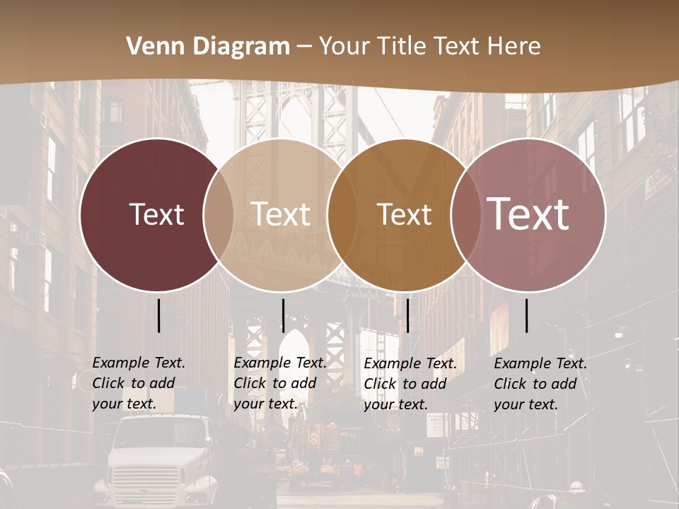 Town Place Skyline PowerPoint Template