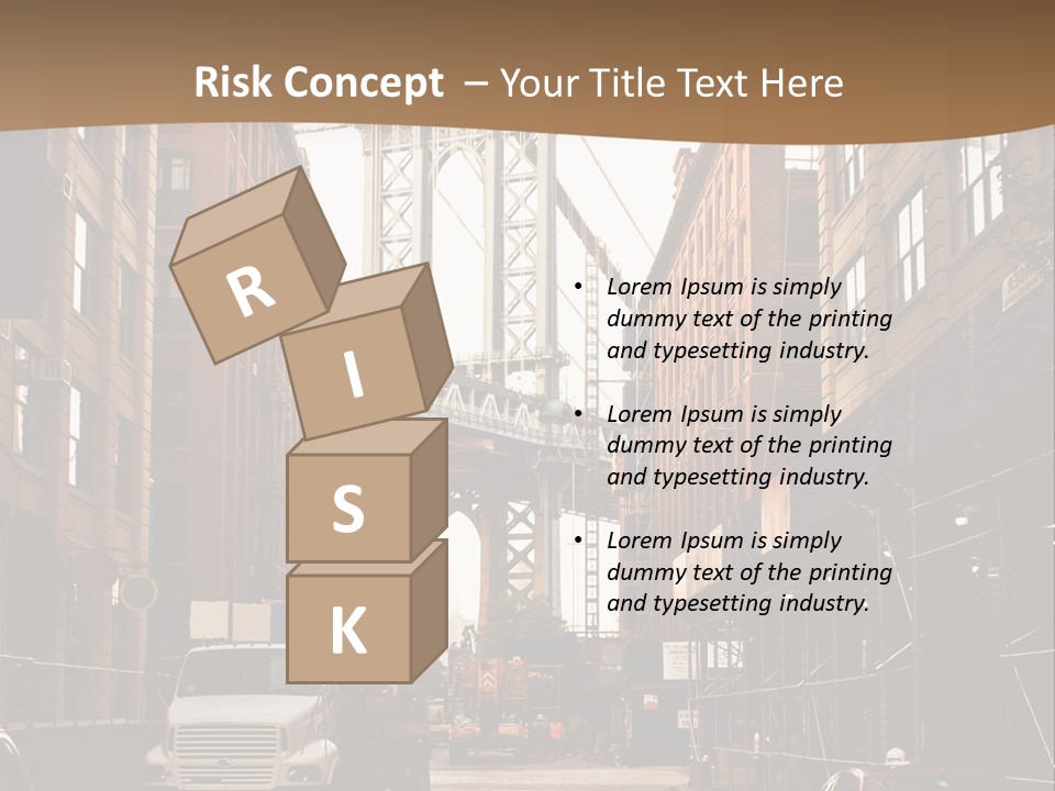 Town Place Skyline PowerPoint Template