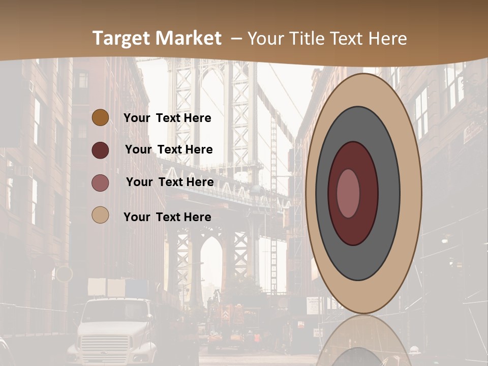 Town Place Skyline PowerPoint Template