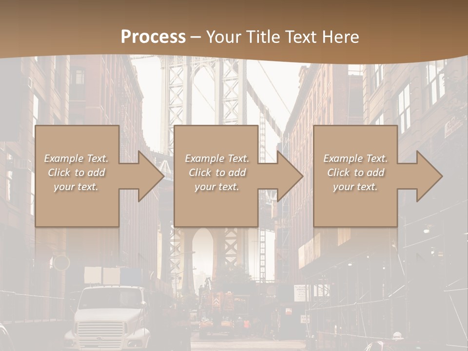 Town Place Skyline PowerPoint Template