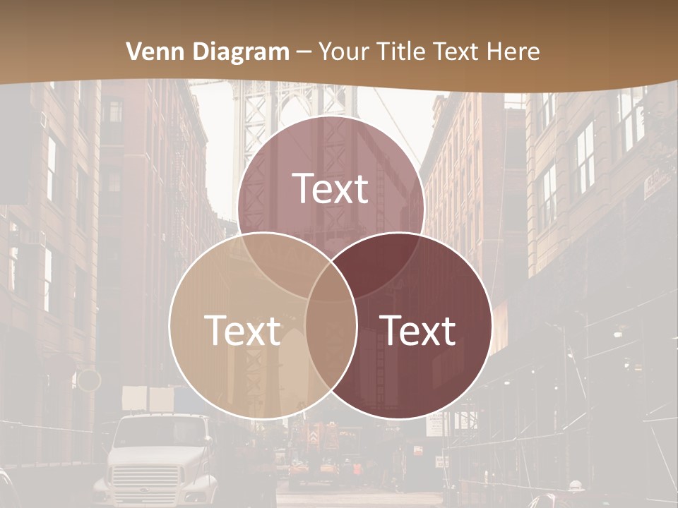 Town Place Skyline PowerPoint Template