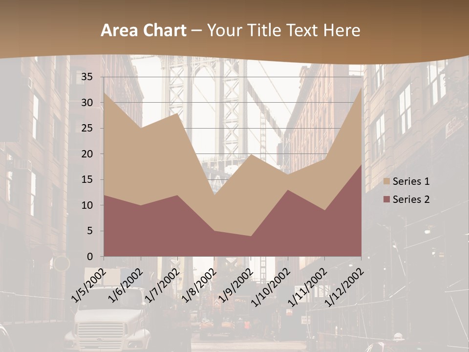 Town Place Skyline PowerPoint Template