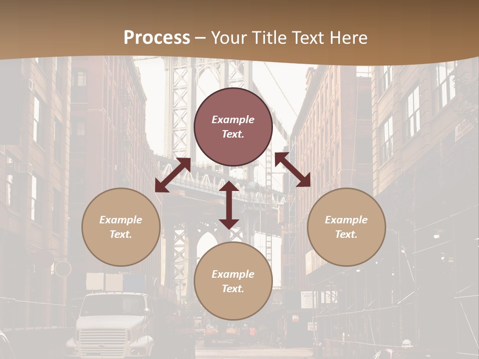 Town Place Skyline PowerPoint Template