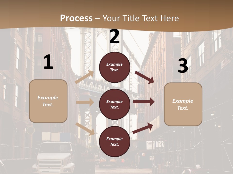Town Place Skyline PowerPoint Template