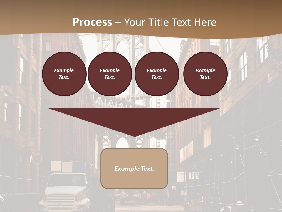 Town Place Skyline PowerPoint Template