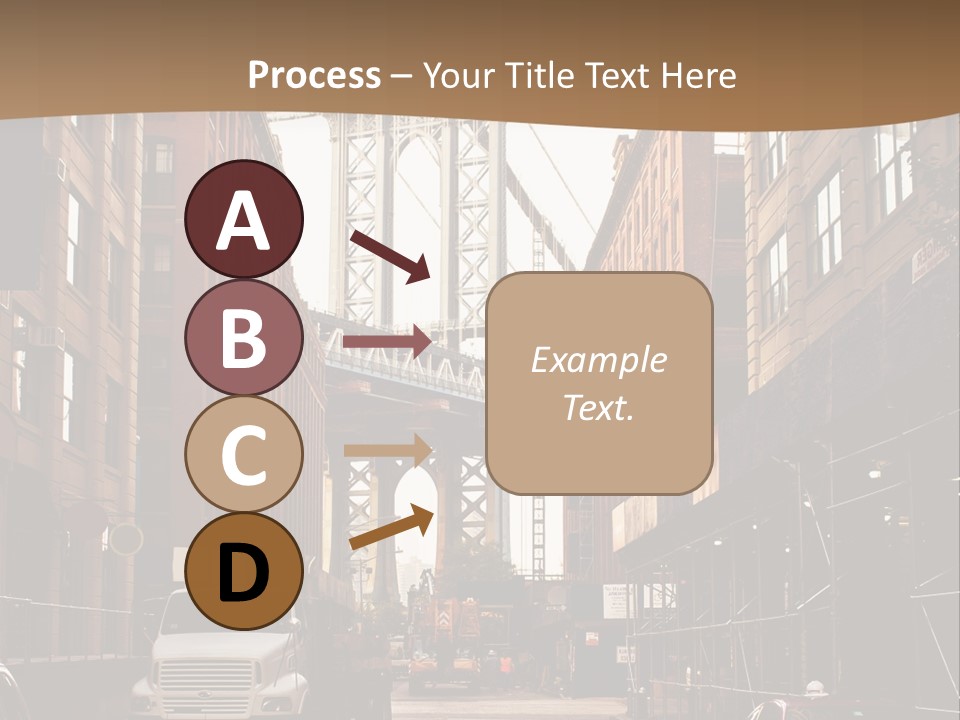 Town Place Skyline PowerPoint Template