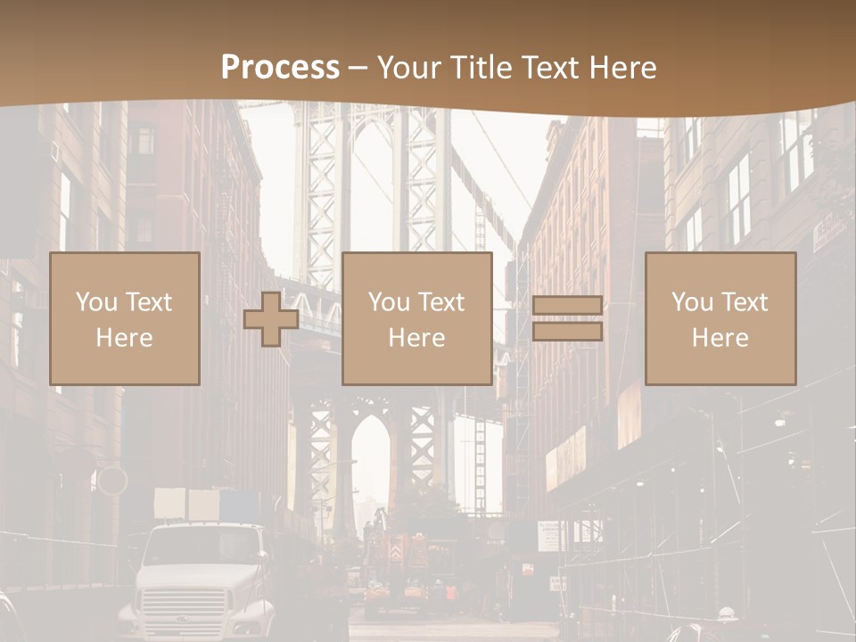 Town Place Skyline PowerPoint Template