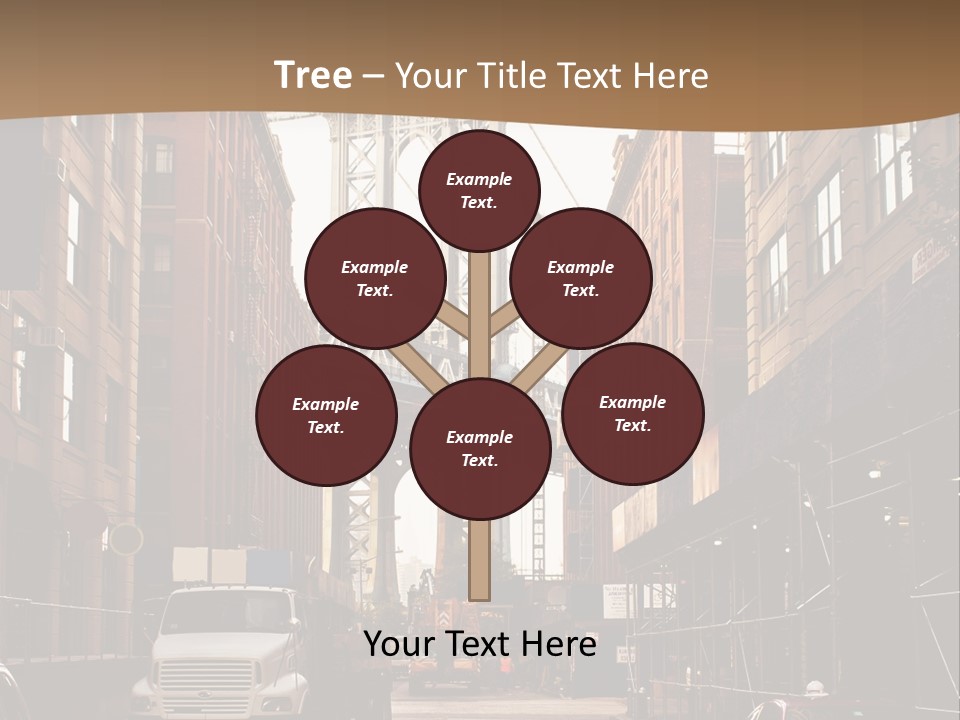 Town Place Skyline PowerPoint Template