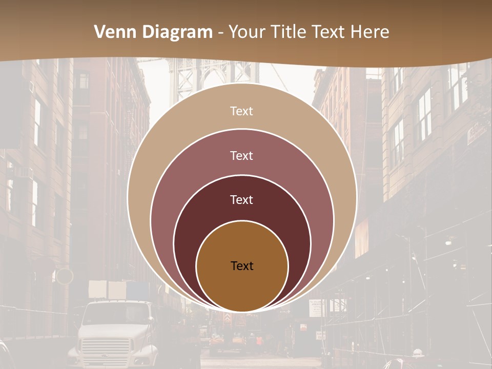 Town Place Skyline PowerPoint Template