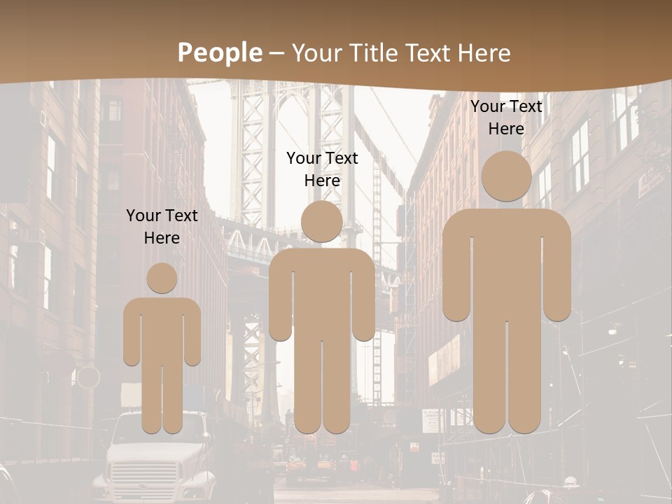 Town Place Skyline PowerPoint Template