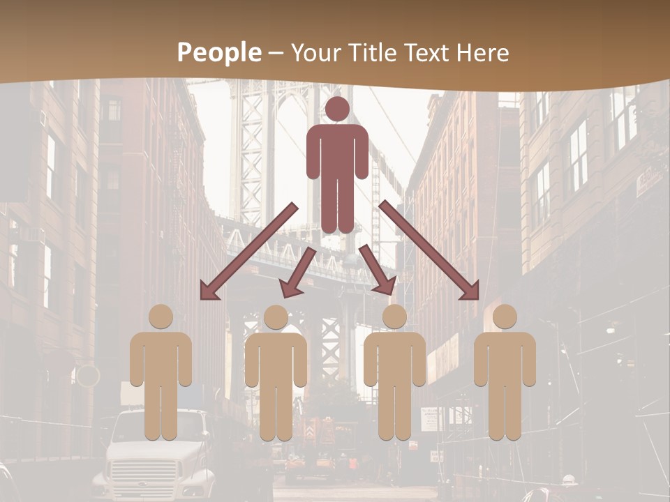 Town Place Skyline PowerPoint Template