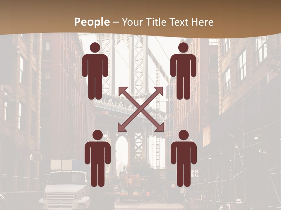 Town Place Skyline PowerPoint Template