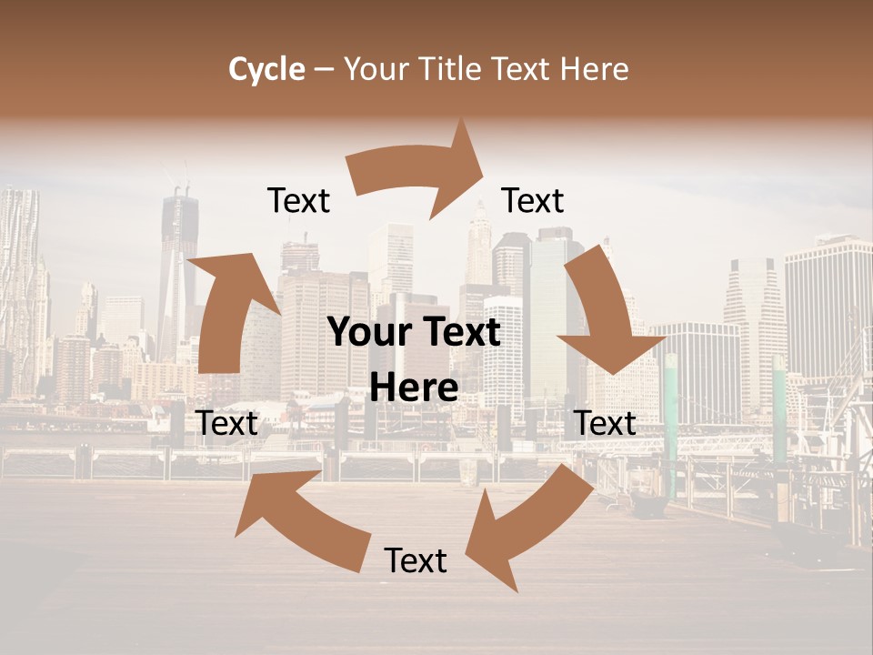 Manhattan Side Landmark PowerPoint Template
