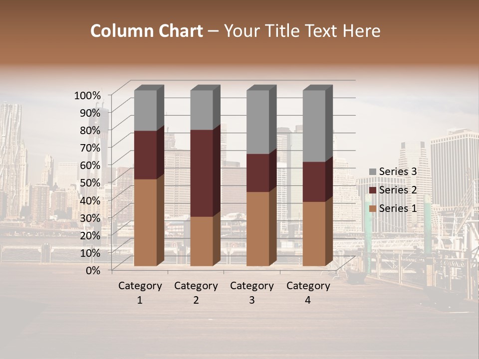 Manhattan Side Landmark PowerPoint Template