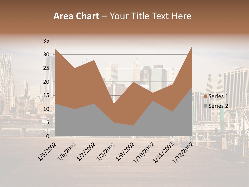 Manhattan Side Landmark PowerPoint Template