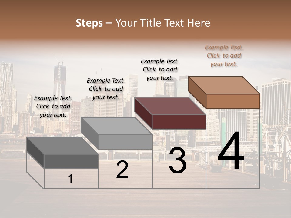 Manhattan Side Landmark PowerPoint Template