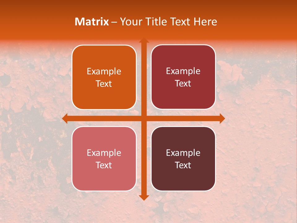Corroded Stain Rusty PowerPoint Template