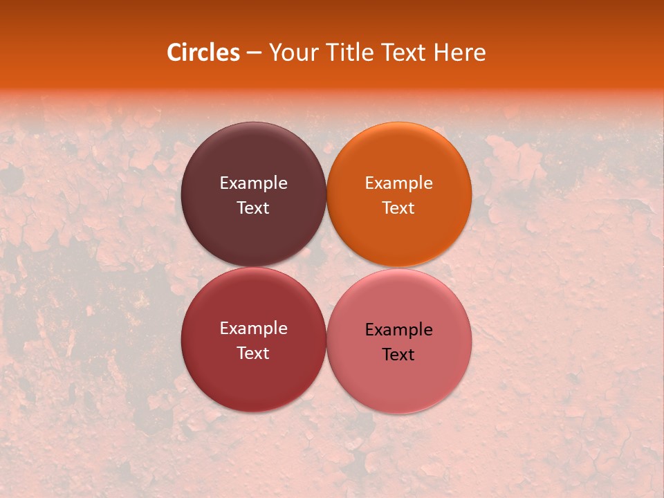 Corroded Stain Rusty PowerPoint Template