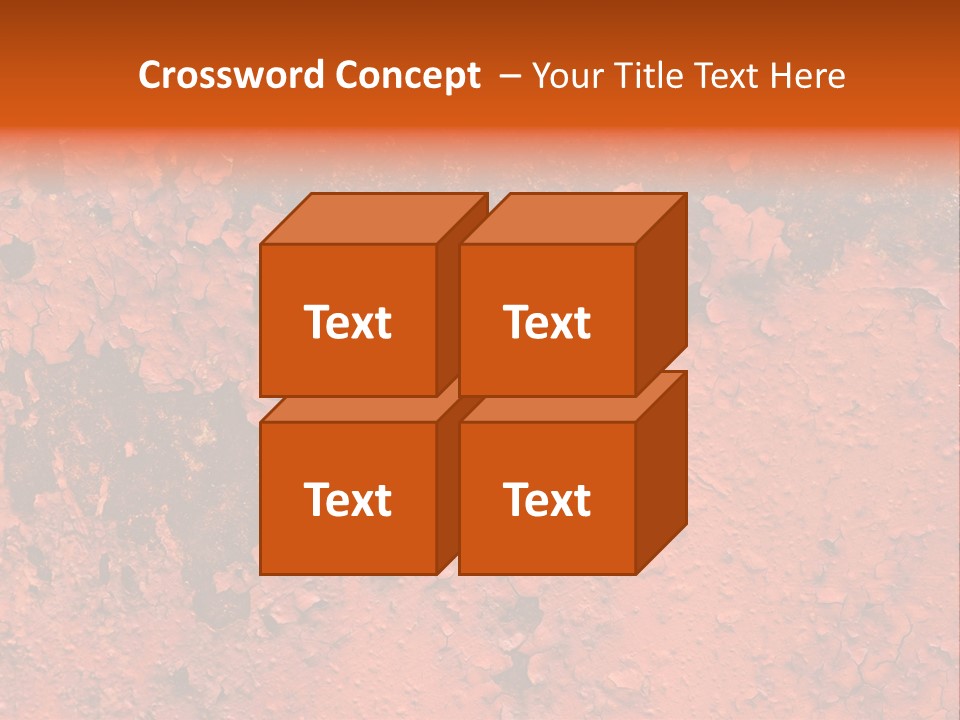 Corroded Stain Rusty PowerPoint Template