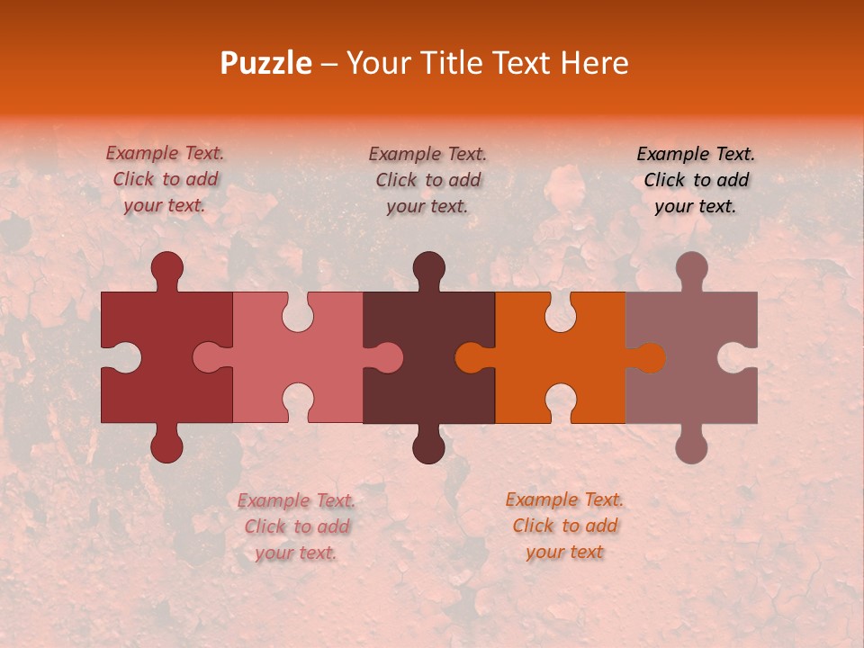 Corroded Stain Rusty PowerPoint Template