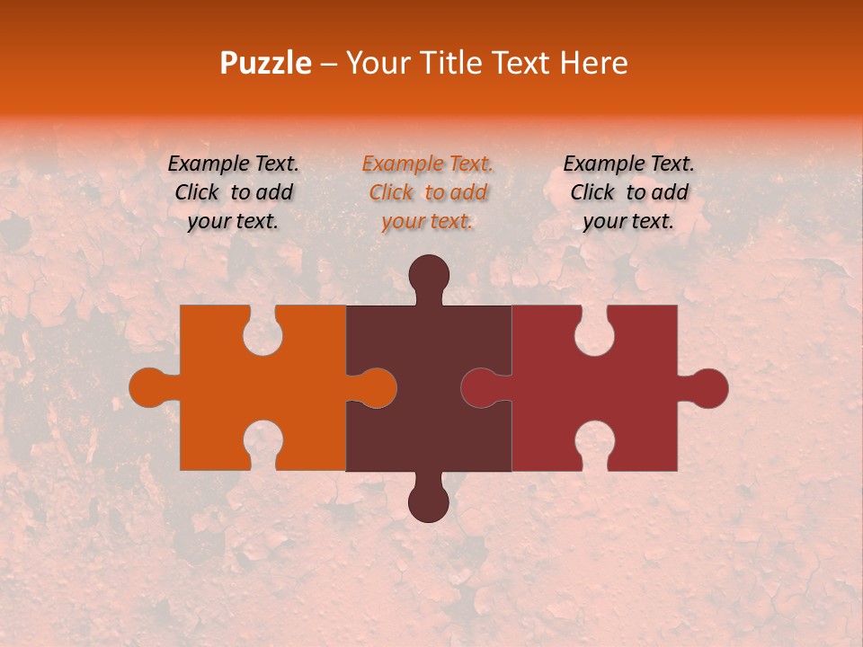 Corroded Stain Rusty PowerPoint Template