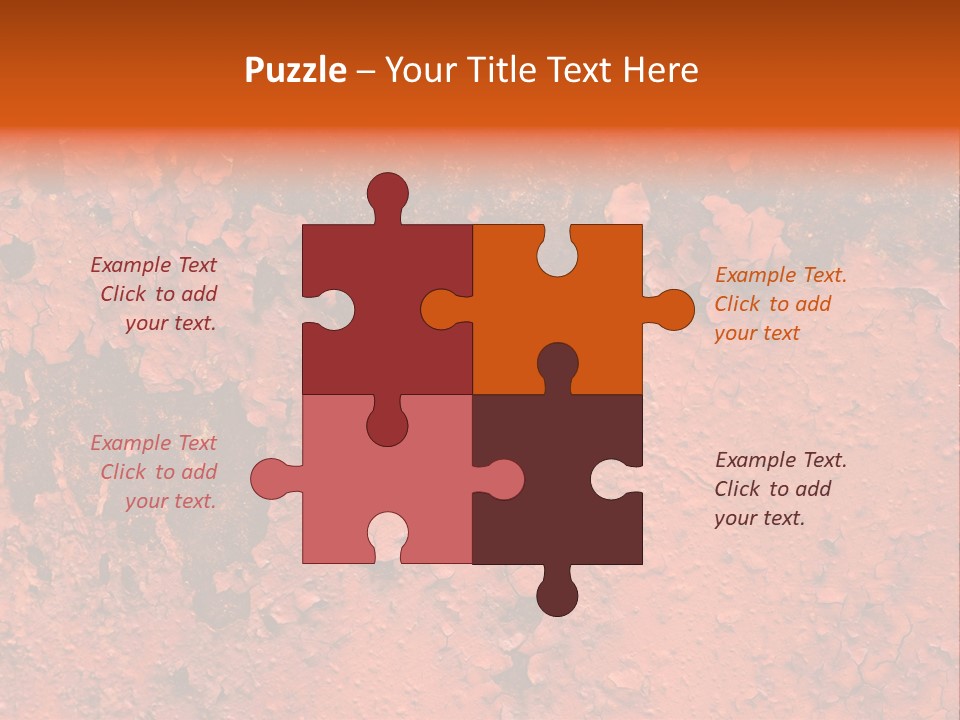 Corroded Stain Rusty PowerPoint Template