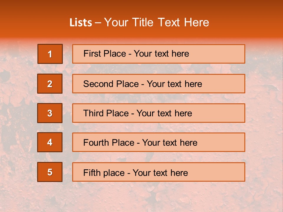 Corroded Stain Rusty PowerPoint Template