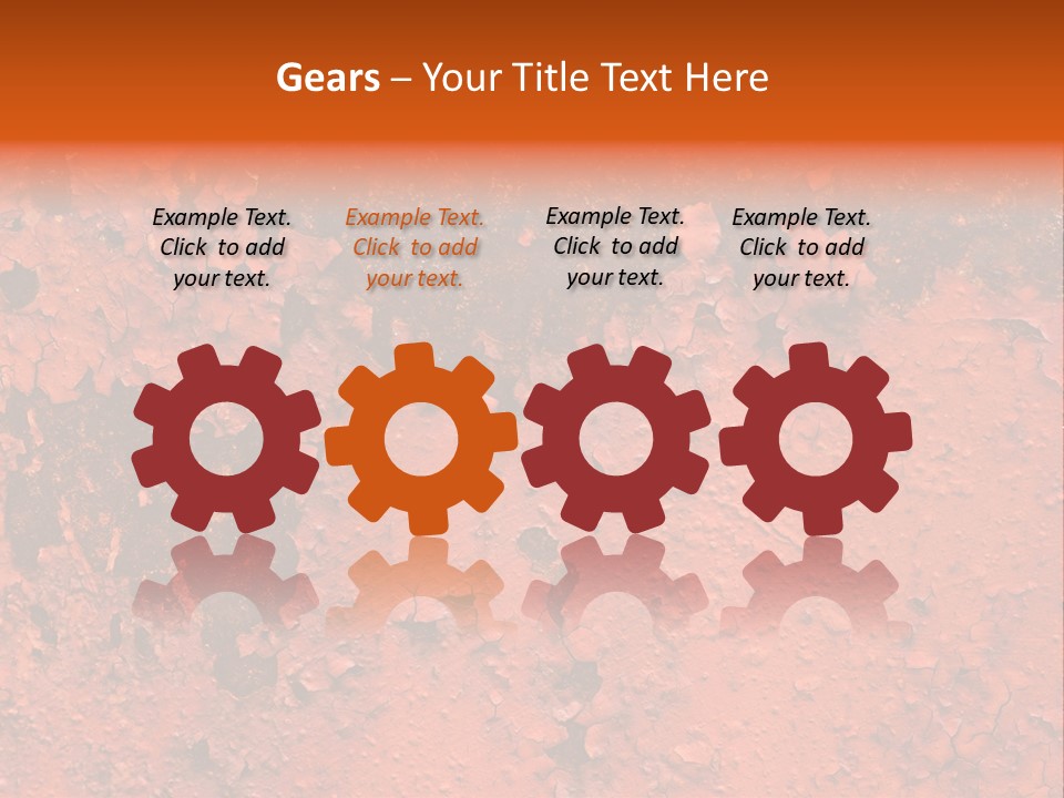 Corroded Stain Rusty PowerPoint Template