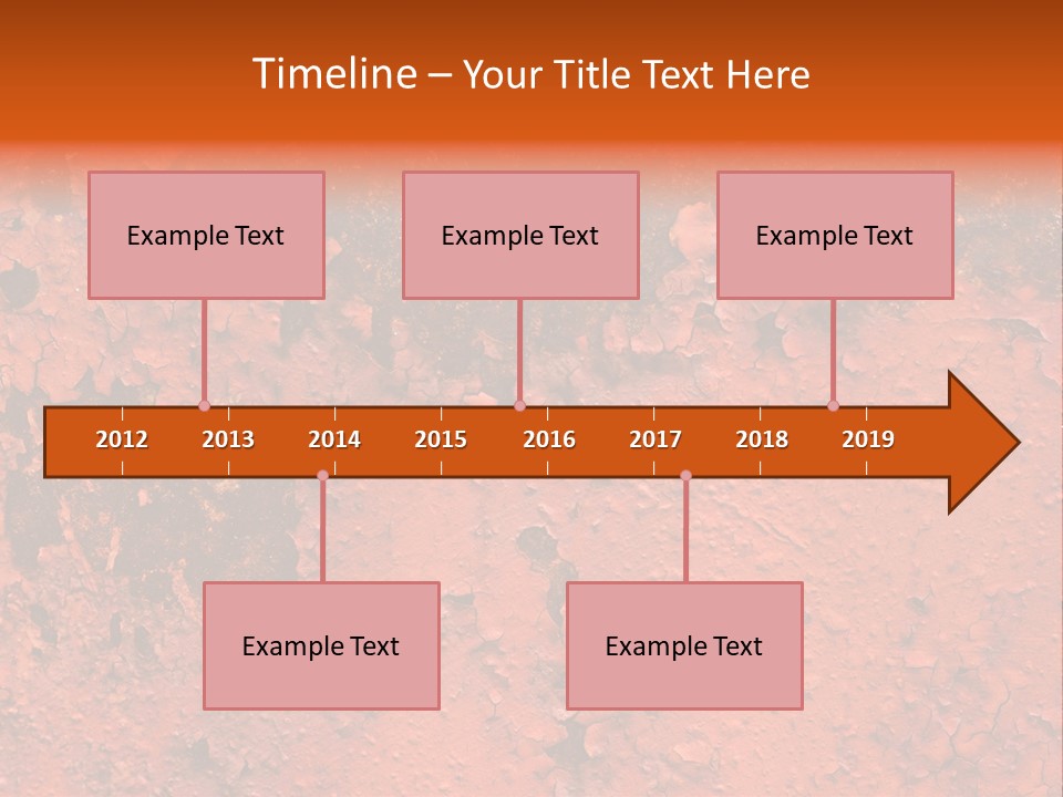 Corroded Stain Rusty PowerPoint Template