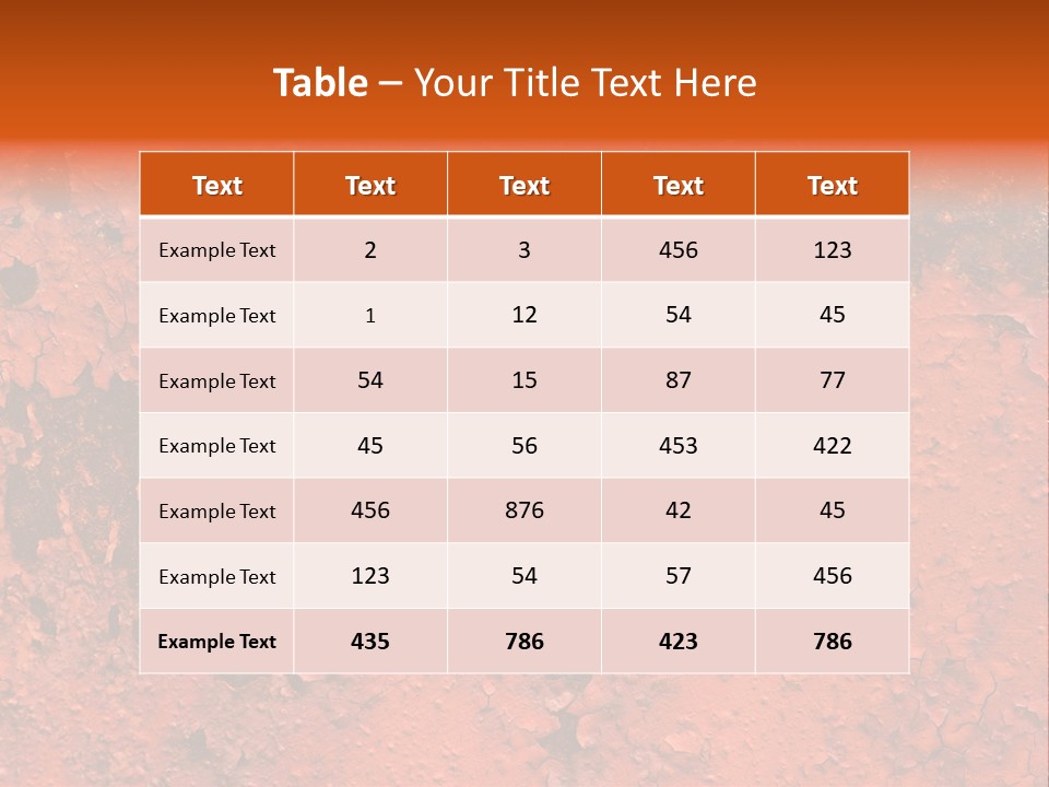 Corroded Stain Rusty PowerPoint Template