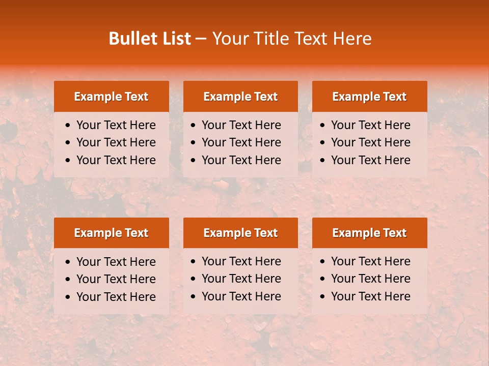 Corroded Stain Rusty PowerPoint Template