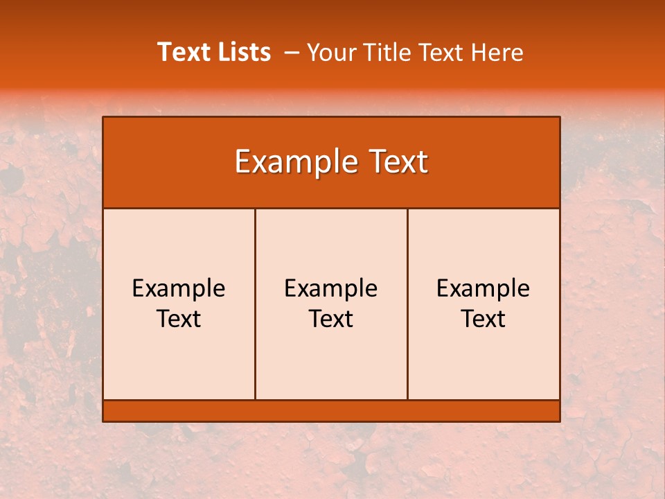 Corroded Stain Rusty PowerPoint Template