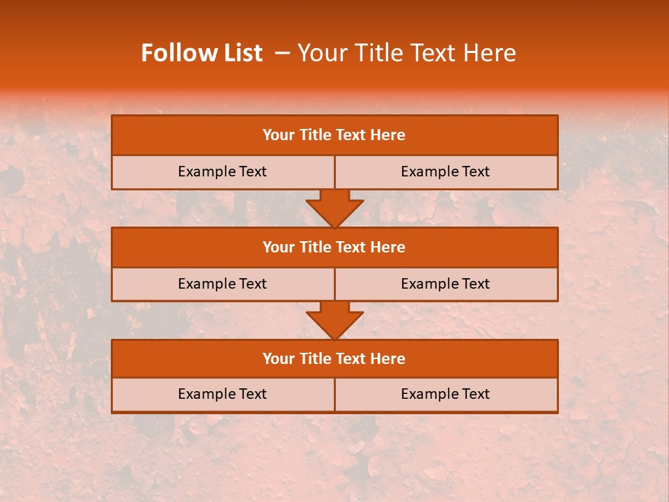 Corroded Stain Rusty PowerPoint Template
