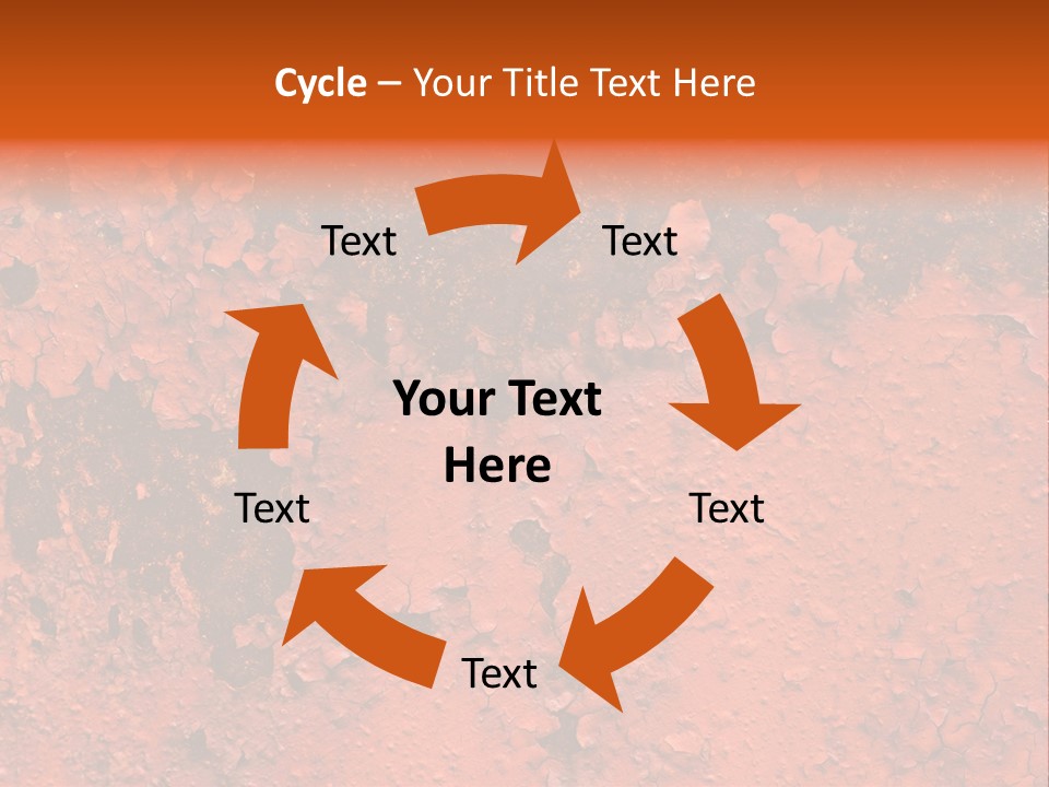 Corroded Stain Rusty PowerPoint Template