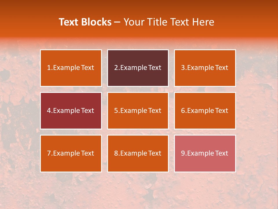 Corroded Stain Rusty PowerPoint Template