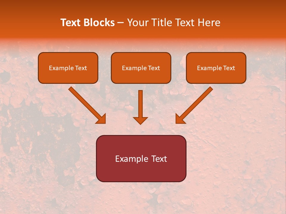 Corroded Stain Rusty PowerPoint Template