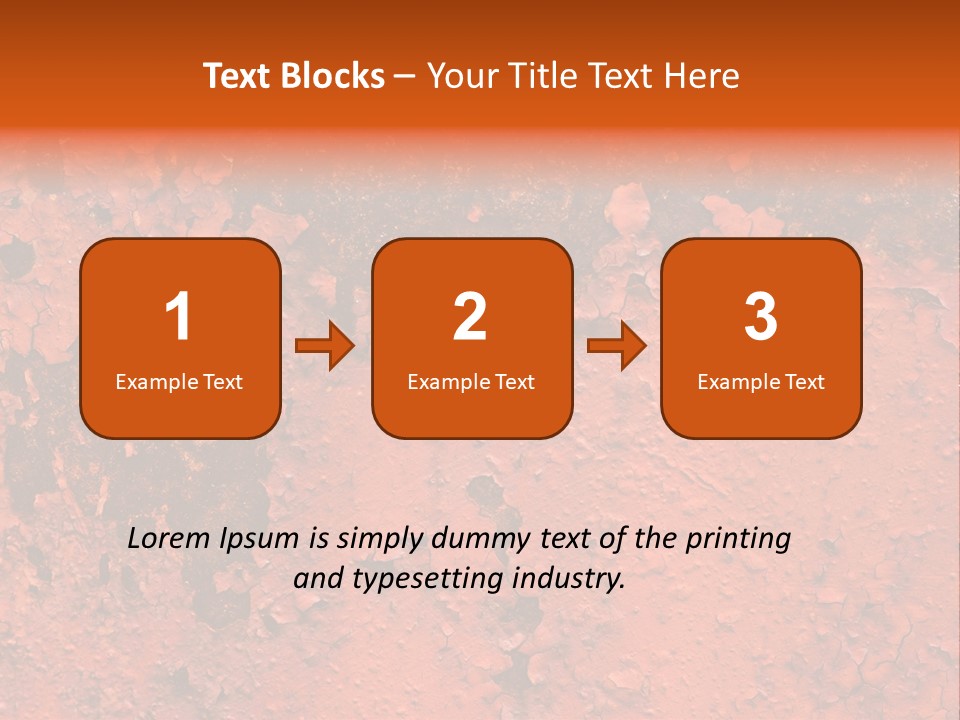 Corroded Stain Rusty PowerPoint Template