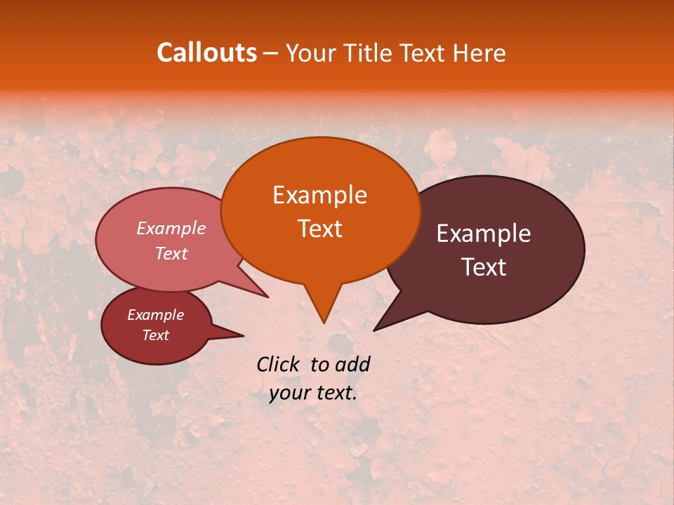 Corroded Stain Rusty PowerPoint Template