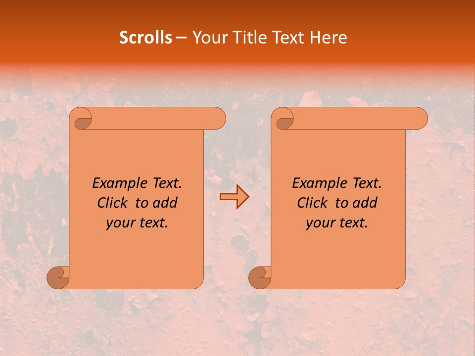 Corroded Stain Rusty PowerPoint Template
